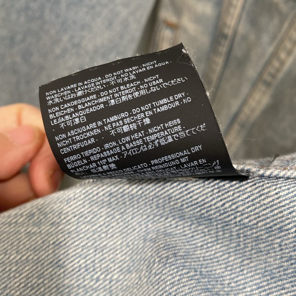 Balenciaga denim jaket  good condition - Picture 8 of 10